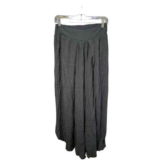 Halara Linen Blend Split-Leg Wide
Leg Pants - Black - Picture 3 of 3
